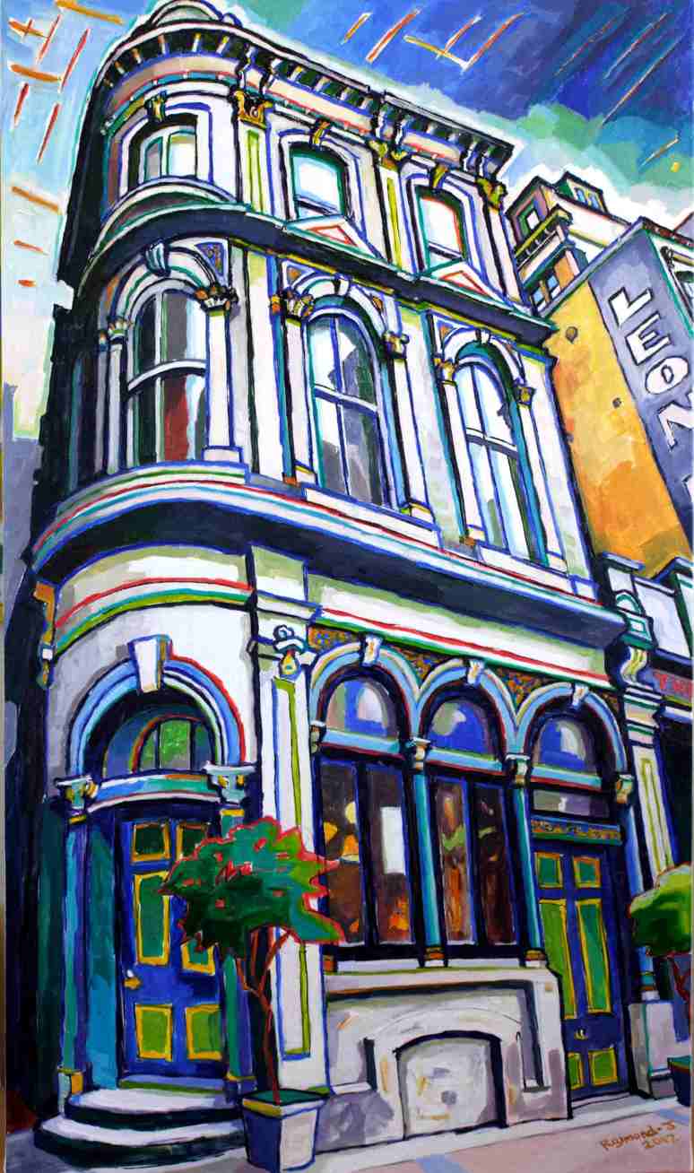 The Occidental Hotel, Vulcan Lane, Auckland oil on canvas540mm x 930mm$1800